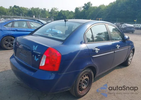 2009 Hyundai Accent Gls z USA, uszkodzony, nr VIN KMHCN46C49U314436